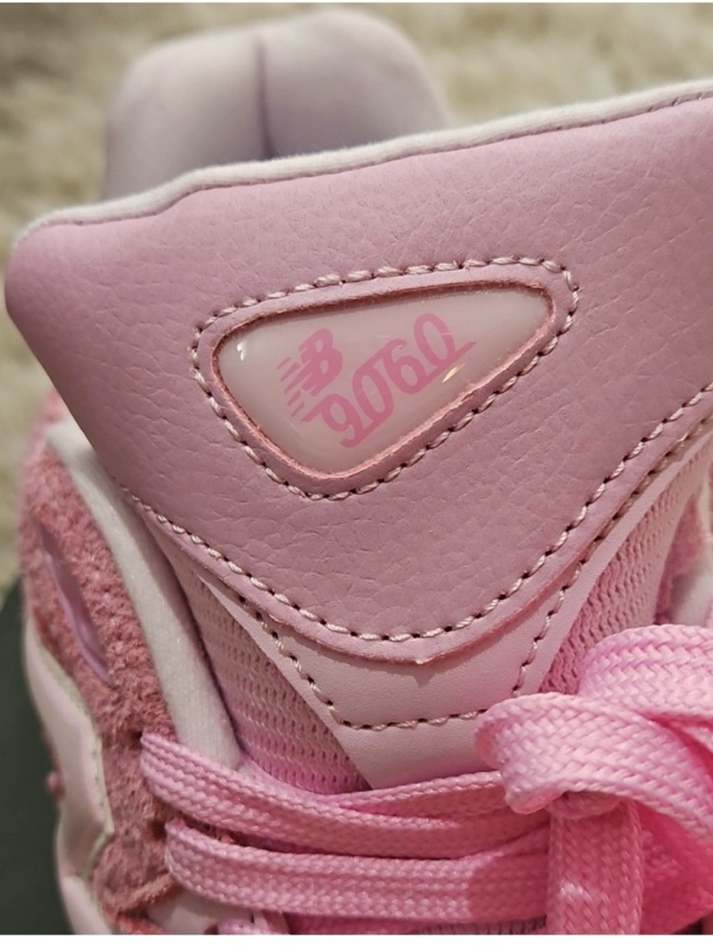 New Balance 9060 Cherry Blossom Athletic Shoes - Picture 3 of 8